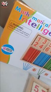 Mainan Intelligence Stick Wooden Belajar Berhitung Anak Matematika
