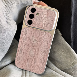 TAOYUNXI | Luxury Snake Skin Texture Soft Case For Samsung A57 A37 A56 A55 S26 Ultra S25 FE Plus S24 A27 A07 A17 A36 A26 A16 Leather Cover