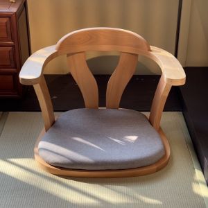 vivTree | Japanese Style Wooden Tatami Chair