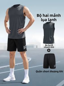 BURUITE | Bộ Đồ Thể Thao Nam Cho Chạy Bộ Tập Fitness và Đánh Cầu Mùa Hè