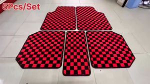 5pcs HONDA CITY 2020➛2023 CARPET Full Seat Checkmate Carpet Dadu Karpet Thailand Floor Mat Dice Carpet Car Mat City Carpet