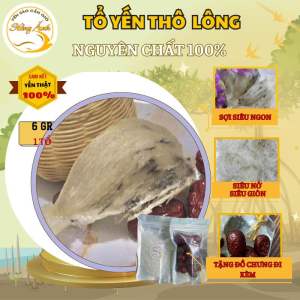 [HCM]Yến Sào -10gr Tổ Yến Thô -100 % thiên nhiên - táo đỏ - đường phèn