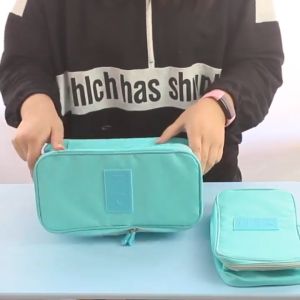 BIRR กระเป๋าที่ชุดชั้น สร้างสิ่งที่ใส ใส่สี พับเก็บ ให้ความงาม กางเกง ถุงเท้า พกพาด้านล่าง