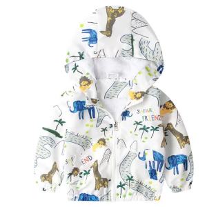 Children's Hooded Jacket: Animal Giraffe Design & European & American Style
