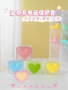 เคสหัวชาร์จ สำหรับ for iPhone Power Adapter 20W 3D เคสป้องกันเครื่องชาร์จ ป้องกัน การ์ตูนใส ตัวถนอมสายชาร์จ