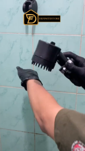 Hand Shower Pijat Mandi Bahan ABS Premium Silicone size 1/2 inch