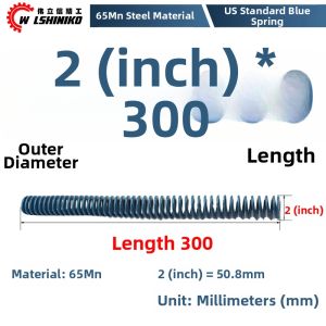 WEILIXINJINGGONG | High Strength Long Blue Rectangular Spring 300mm