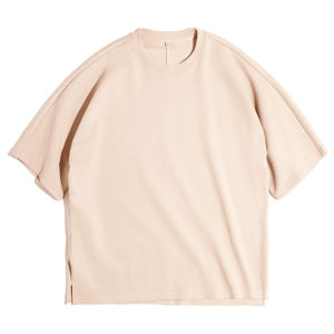 Trang Phục Đi Làm Maden Áo Phông Bông Vải Pique Cổ Điển Kiểu Mỹ Mặc Trong Rộng Rãi Không Cần Là Ủi Tay Ngắn Tee Nam Mùa Hè Không Khí