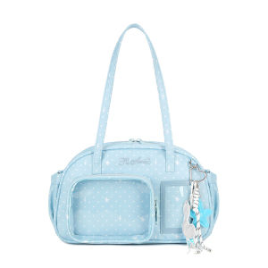 AORDA | Attractive Dots Blue Student Bag 10cm
