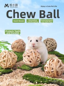 YUEXIAOMENG | Biting and Playing Toy Woven Ball For Hamsters