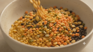 Mix Dal Lentils Pulses 1KG Premium 5-in-1 Blend High Protein