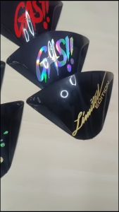 Visor beat fi esp 2014-2015 logo stiker karakter sasuke zoro sukuna gojo satoru hologram one piece holo windshield honda beat visor sepeda