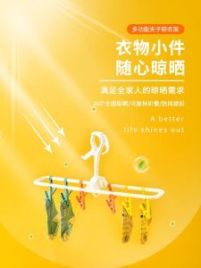 Portable Foldable Travel Laundry Drying Rack Small Space Saving Clothesline for Underwear Socks Bra Hanger Organizer