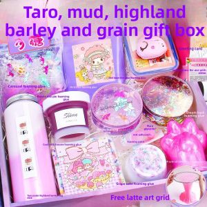 MONLEYTA | Safe Non-toxic Slime Bubble Gel Set Gift Box Kids Toy Fake Water Crystal Mud No Leak Educational Fun Play Dough For Ages 3-9