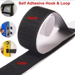 Extra Strong Self Adhesive Hook and Loop Tape Heavy Duty Fastener for Carpet Fixing Auto Home Use 1M/3M/5M Double Sided Sticker