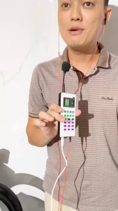 Sound card J50 – Livestream karaoke online mượt hỗ trợ autotune chơi game thu âm cực dễ chỉ cần cắm tai nghe