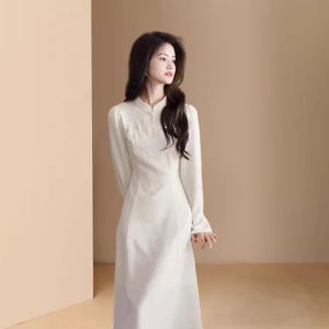 Winter Fashionable Chinese Style Modified Qipao Dress