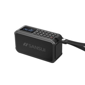 Sansui F62 Portable Bluetooth Speaker with FM Radio One Button Recording Support Card USB Drive Elderly MP3 Player