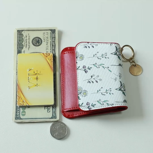 🔥กระเป๋าสตางค์ใบสั้น หนังPu พกพาสะดวก ขนาดเล็กแบบพกพา พร้อมช่องใส่บัตร สีสดใส แฟชั่นสําหรับสตรี งานดี เรียบง่าย