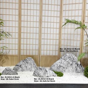 Landscape Decoration Artificial Snow Wave Stone Indoor Dried Mountain Water Garden Villa Lawn Fake Mountain Stone Ornament