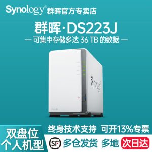 Synology DS223J Dual-Bay Network Storage Private Cloud Host Shared Disk Box Home Use Local Area Network Upgraded Version