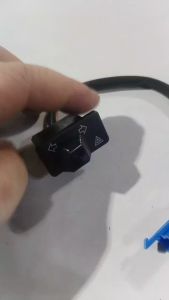 MOTORCYCLE DOMINO SIGNAL LIGHT HAZARD SWITCH WITH SOCKET