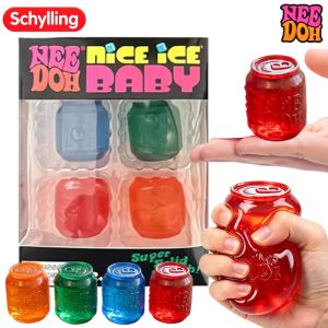 1set Needoh Mini Can Maltose Squeeze Toy Slow Rebound Sensory Fidget Toy Stress Relief Desktop Decor Adult Puzzle Toys