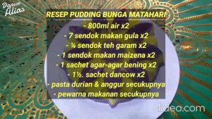 Cetakan Agar Bunga Matahari & Loyang Agar Plastik