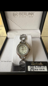 ⌚ BERLINK BK4006-L01 Shell Dial with sparkling stones Ladies Watch