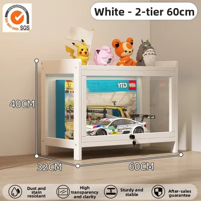 ZHUSHANXIA | Transparent LED Lit Dustproof Lockable Display Case