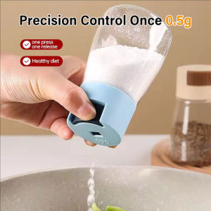 180ml Lọ Muối kiểm soát muối có thể đo được nhà bếp lọ gia vị kín 0.5g chai đựng gia vị ép định lượng