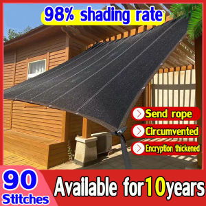 【90% shading rate】Sunshade Net Shade Cloth Net Isolate ultraviolet rays you can use patios carports balconies（Shade Net Outdoor Shade net Shade cloth Sun shade mesh Outdoor Garden Sunscreen Outdoor Garden Net Greenhouse Net）