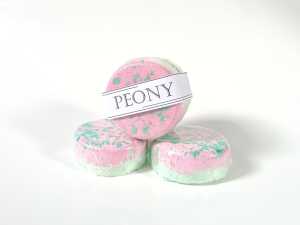 PEONY Bath bomb 2 in 1 package bamboo and white tea fragrant
