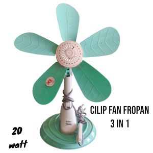 kipas angin jepit 20 Watt kipas angin duduk kipas angin meja kipas Cilip Fan 5 baling baling