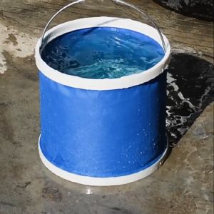 ถังอเนกประสงค์ พับได้ ถังน้ำ ล้างรถ ใส่ของ แคมป์ปิ้ง ถังกันน้ำ พกพา แข็งแรง ทนทาน ถังใบใหญ่ จุน้ำได้9ลิตร