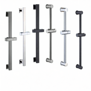 Shower Head Bracket White Square