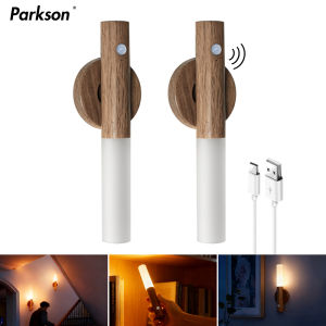ไฟเซ็นเซอร์ตรวจจับความเคลื่อนไหวอัจฉริยะ ไฟ LED ติดผนังแบบแม่เหล็ก ไฟ LED ชาร์จซ้ำได้ สำหรับห้องนอน บันได ห้องน้ำ ห้องครัว ตู้