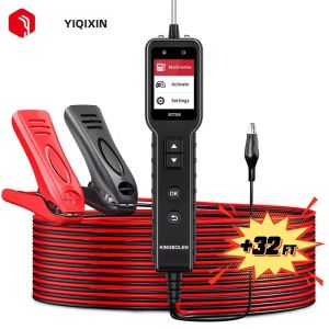 Máy Kiểm Tra Mạch Điện Ô Tô KINGBOLEN ECT300 12V 24V Đầu Dò Điện Áp Với Cáp 32FT Màn Hình LED Để Chẩn Đoán Điện Xe Hơi