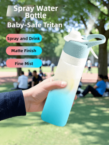 NIGESI | Spray Summer Sports Water Bottle