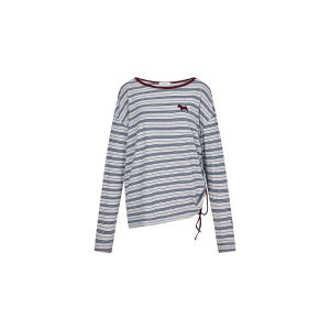 A chock | Summer and Spring Fashionable Striped Off-Shoulder Blouse