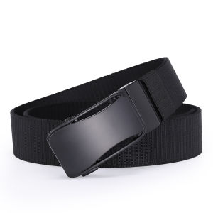 Can Use Both Sides Reversible Buckle Mens Belt Outdoor Leisure Sports Belt Toothless Quick Release Quality Designer Luxury Belt