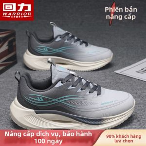 Warrior | Giày Thể Thao Tăng Chiều Cao Nam Màu Đen