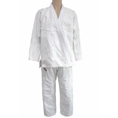 Professional Competition Blank Jiu Jitsu Gi BJJ Gi Brazilian Judo Uniform Kimono Black Cotton Sportswear for Martial Arts