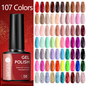 UR SUGAR 7ML Nail Gel Fall Winter 107 Colors All For Manicure Semi Permanent Soak Off LED UV Long-Lasting Nail Art Varnish
