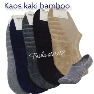 1 pasang kaos kaki bamboo arang/Best KAUS KAKI OBAT SERAT BAMBO ARANG KAOS  BAMBOO