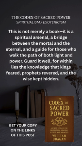 The Codex of Sacred Power by William Ubagan l Spiritualism l Esoteric l Psychic l Pocketbook