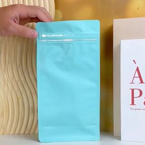 【ถุงกาแฟมีวาล์ว】 (10ใบ) ถุงใส่เมล็ดกาแฟ มีวาล์ว แบบขยายข้าง แบบซีล มีวาวล์ระบายก๊าซ ขนาด 100/250/500/1000g