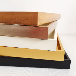 Modern Minimalist L-Shaped Oil Painting Frame Embedded Wall Hanging Rectangle Resin Art Canvas Stretching Frame Home Decor