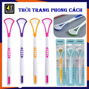 Dụng Cụ Cạo Lưỡi  Nạo Lưỡi Kháng Khuẩn Giúp Cho Hơi Thở Bớt Hôi 100% - Cây Vệ Sinh Lưỡi COBQB Mềm Mại Bằng Nhựa PP Cao Cấp