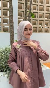 Kalisha - Blouse Wanita Blouse Korean Style Kemeja Wanita Dewasa Baju Atasan Wanita Elvina Blouse